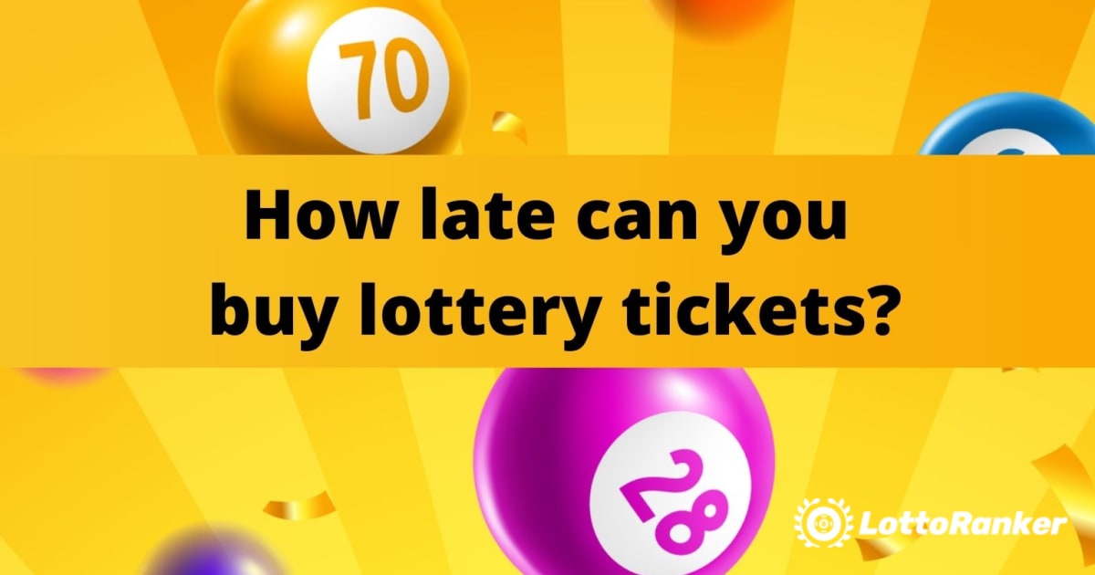 Per kiek laiko galite įsigyti loterijos bilietus?